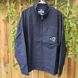 Navy Blue St. Louis Rams Canvas Work Jacket